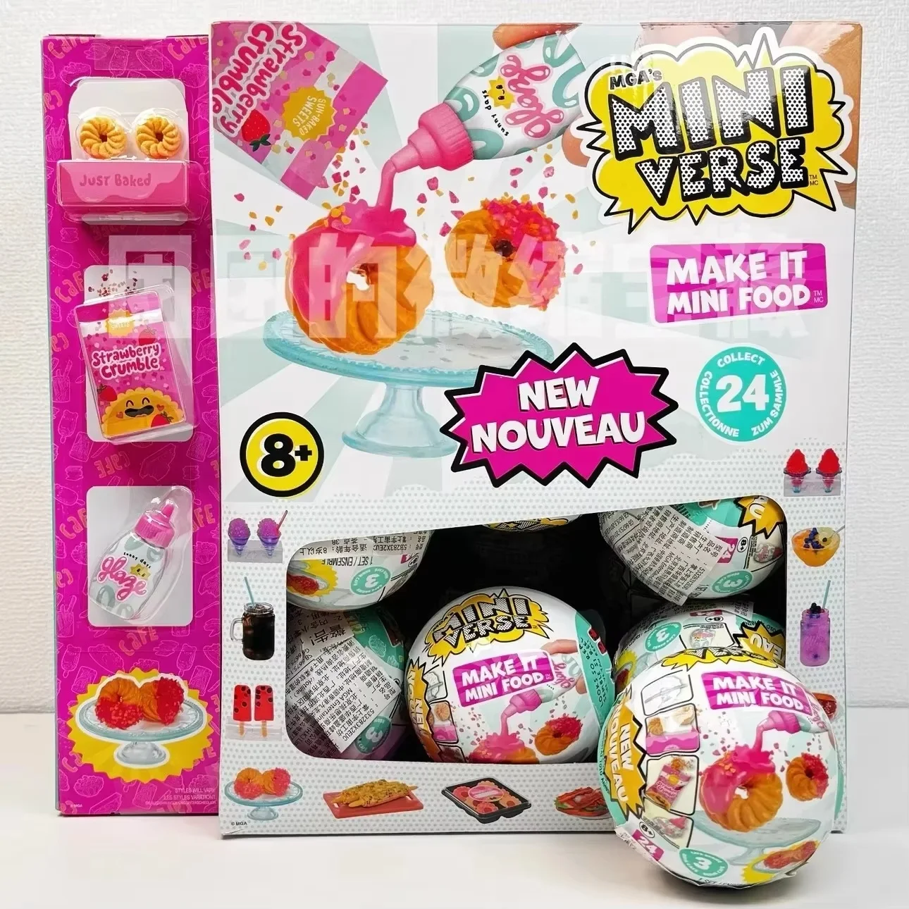 جديد Miniverse الشاي الحلوى الكرة 3rd الجنرال الكرة العمياء حقيقية اللعب منزل لعبة Miniverse لتقوم بها بنفسك لعبة جعلها سلسلة الغذاء الصغيرة صندوق غامض #2