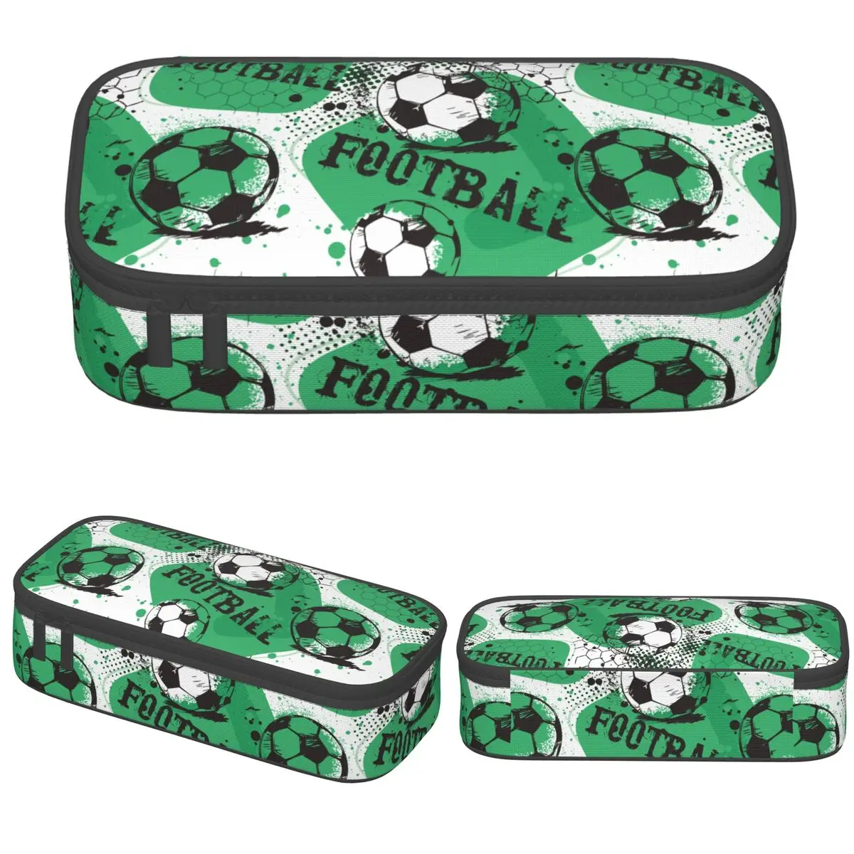 

Cartoon Soccer Ball Football Pencil Case Pen Holder Bags Kids Large Storage Students School Cosmetic Pencilcases