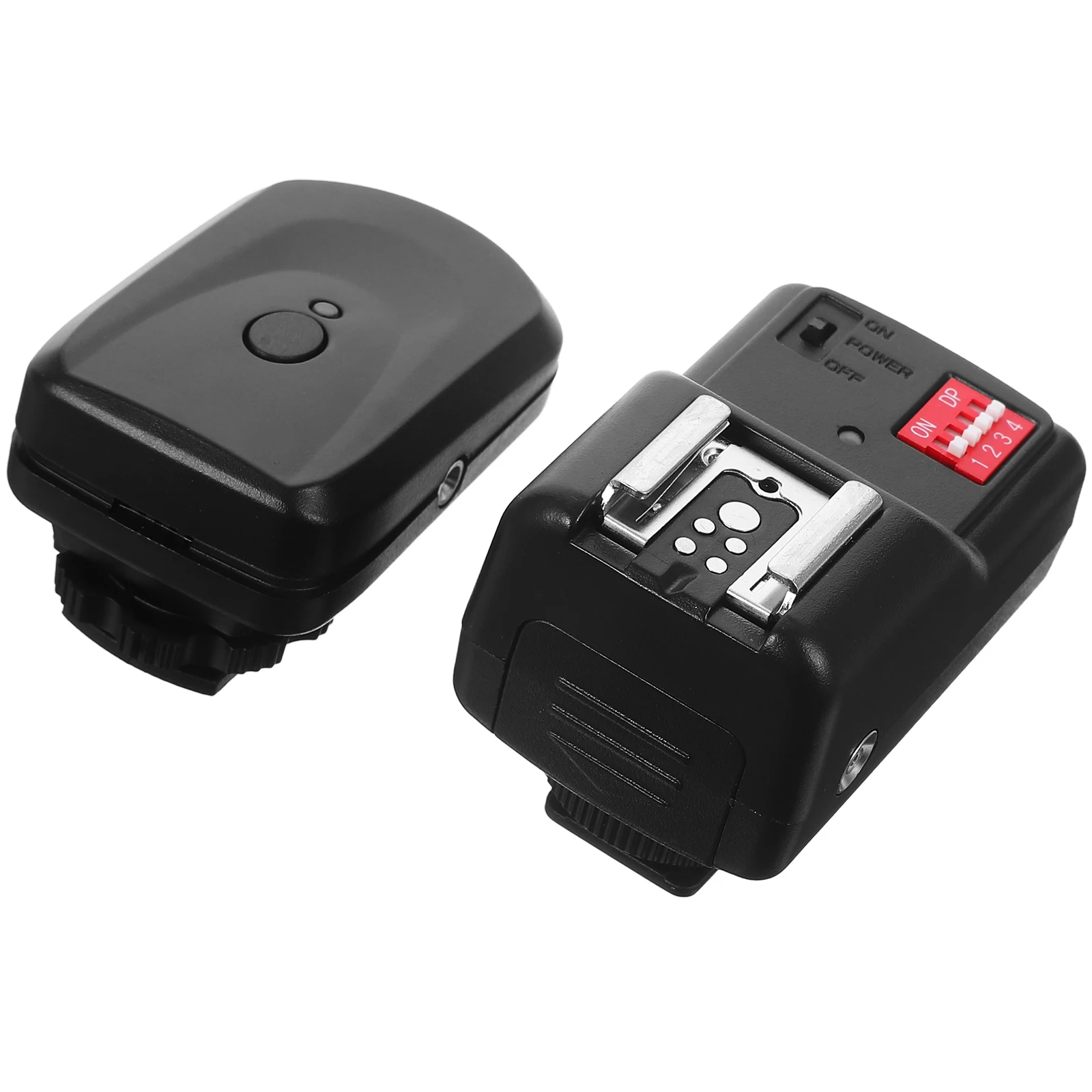 

Wireless Flash Trigger Set For Camera Hot Shoe 30M Range 1/250S Sync Speed 0.01Ma Trigger Current Compatible With Nikon