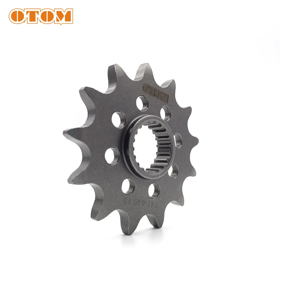 OTOM For KAWASAKI KX250F KX250X Motorcycle Chain Front Sprocket Dirt Bike Enduro Accessories Part 520-13T Engine Forged Sprocket