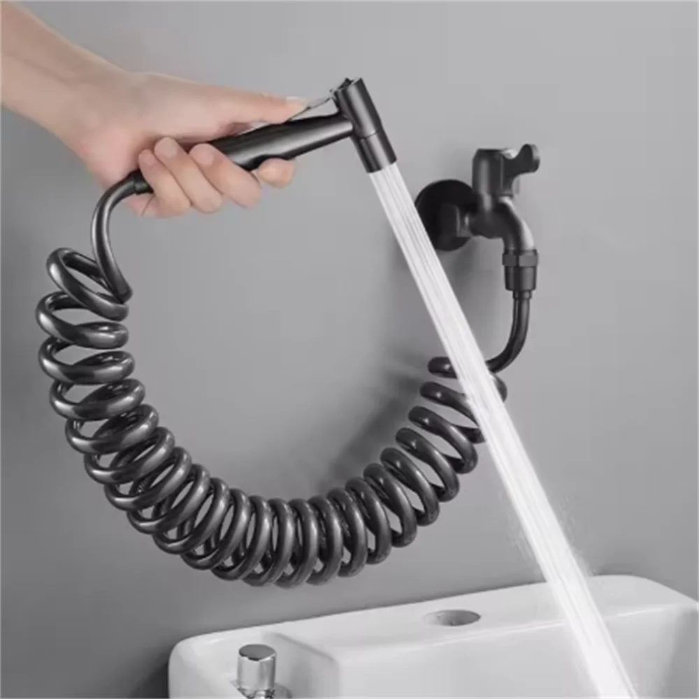 Flexible Retractable Shower Spring Hose Multi Size 1.5M 2M 3M 5M Bathroom Shower Tube for Home Improvement