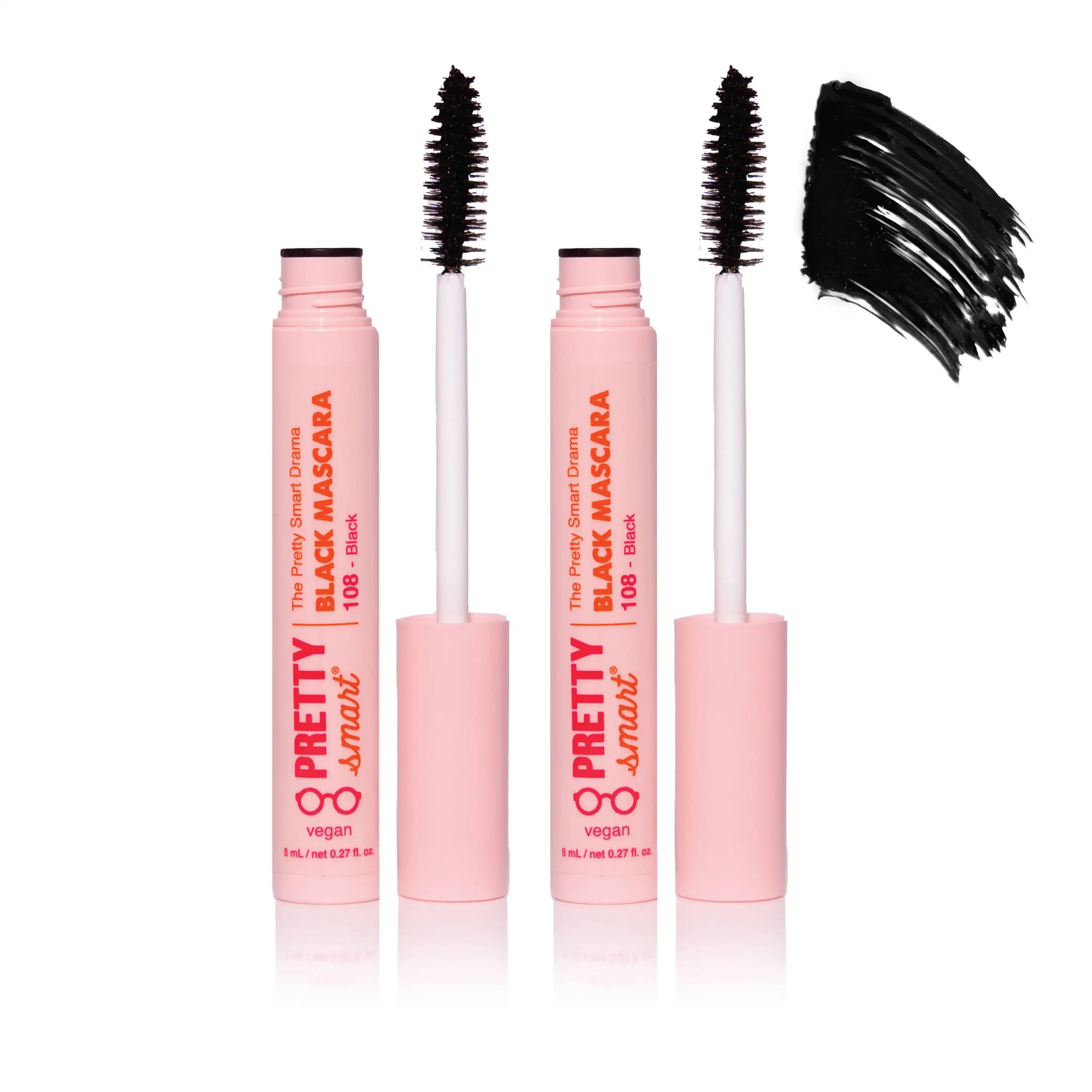 (2 pack)  Black Mascara, 0.27 fl. oz.