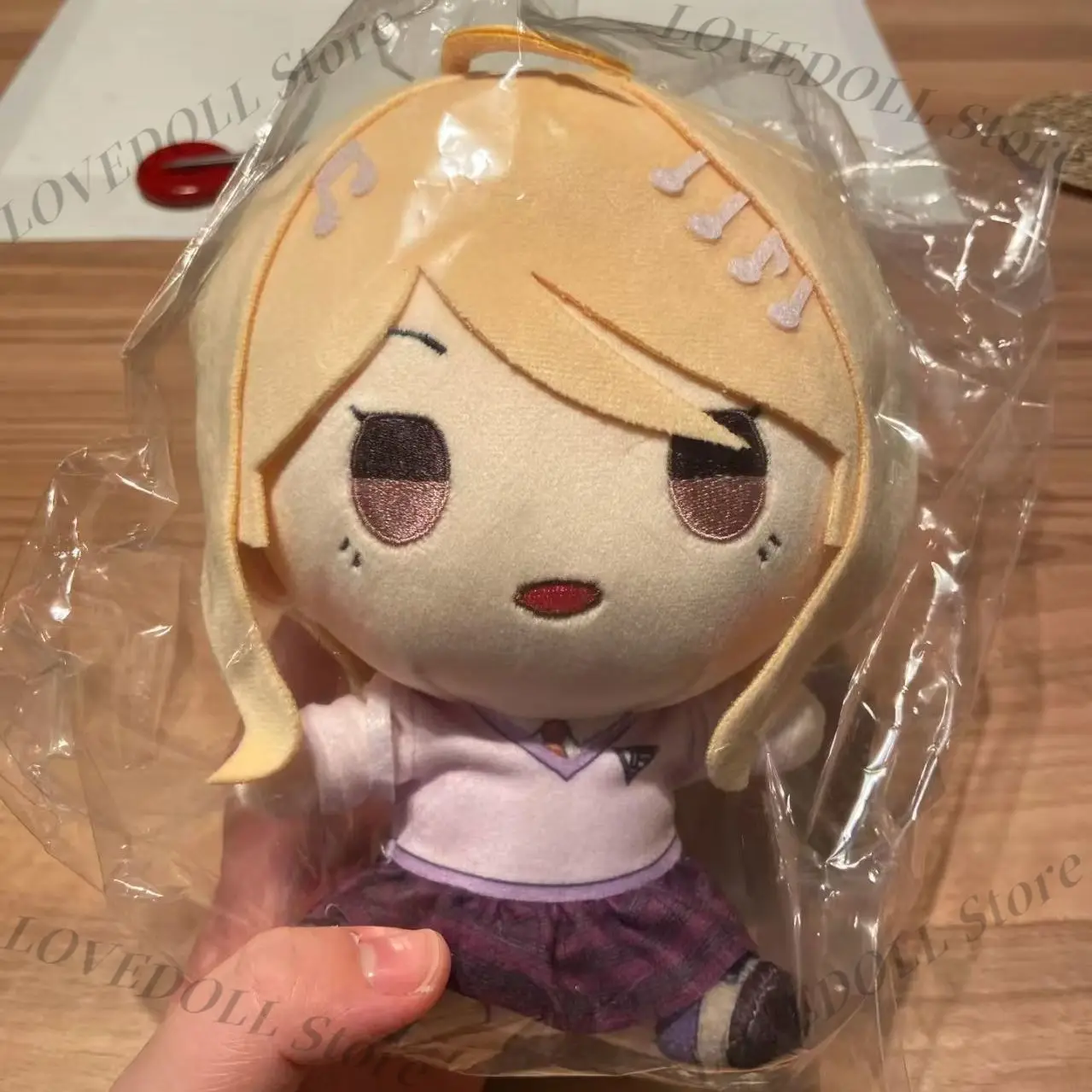

Cute Anime Kaede Akamatsu Plush Cotton Doll Attribute Print Starfish Body Backpack Pendan Toys Cosplay Dango Xmas Gift 10cm
