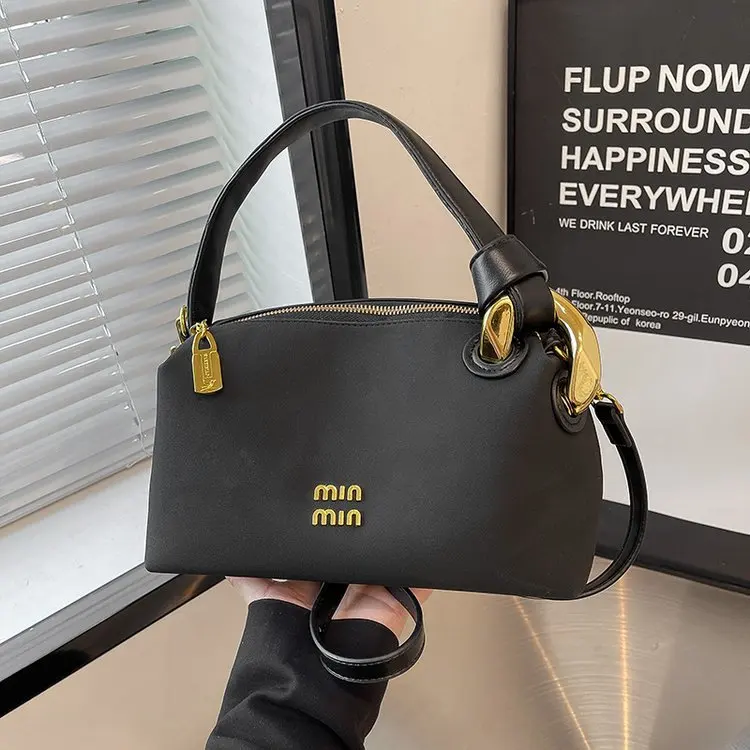 

2025 Korean Style Shoulder Bag for Women, Fashion Crossbody Purse, Casual Commute Tote, Versatile Faux Leather Handbag