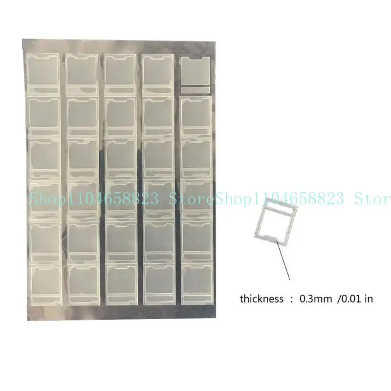652F 120pcs مفاتيح الإصلاح HTVS PAD بين المحوريين لتبديل لوحات المفاتيح الميكانيكية بنية الأفلام لمفاتيح MX