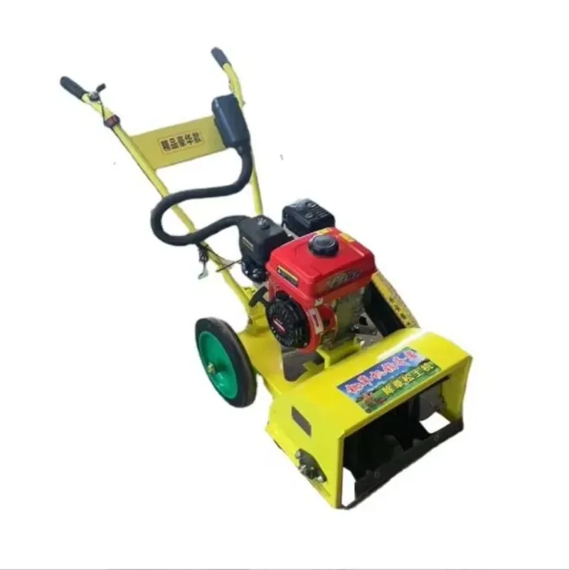 Agricultural weeding and loosening machine small gasoline plough tiller orchard ditching multi-function weeding cultivator