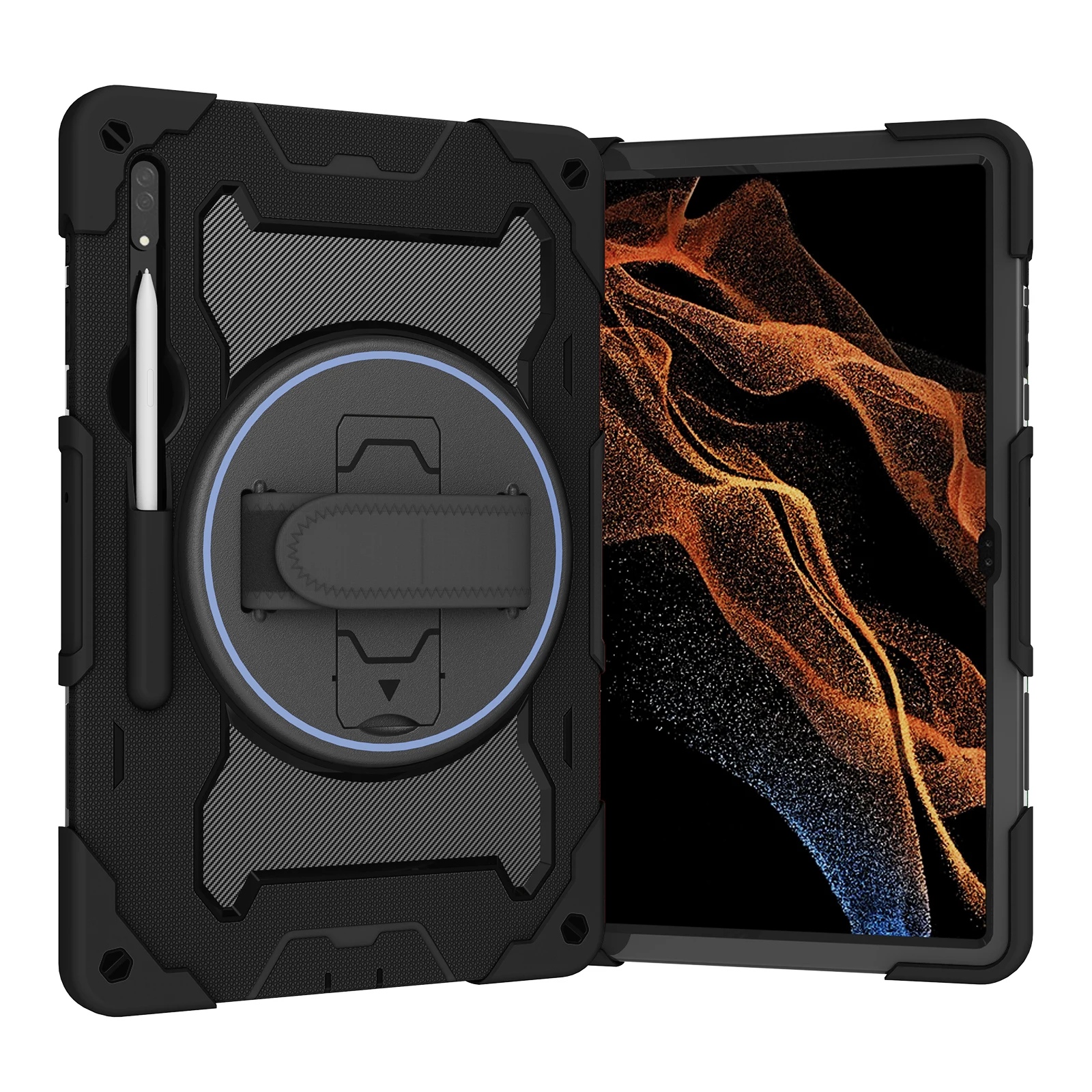 Rotating Armor Case Universal For Samsung Galaxy Tab S10 S9 S8 Ultra 14.6