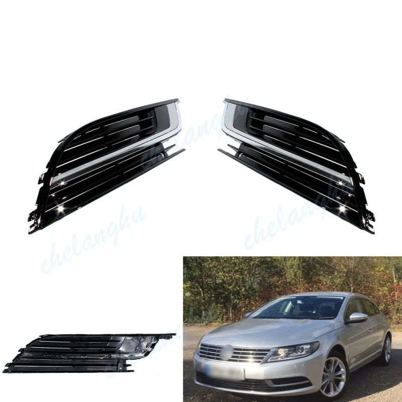 

Front Bumper Fog Lamp Frame For VW Passat CC 2012 2013 2014 2015 2016 2017 Car Fog Light Cover Grille 3C8854662A 3C8854661A