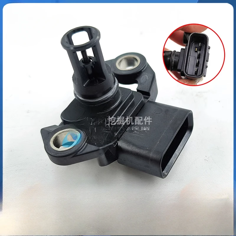 Isuzu Excavator Parts 4HK1 6HK1 Intake Pressure Sensor Supercharger Hitachi Sumitomo Case 250