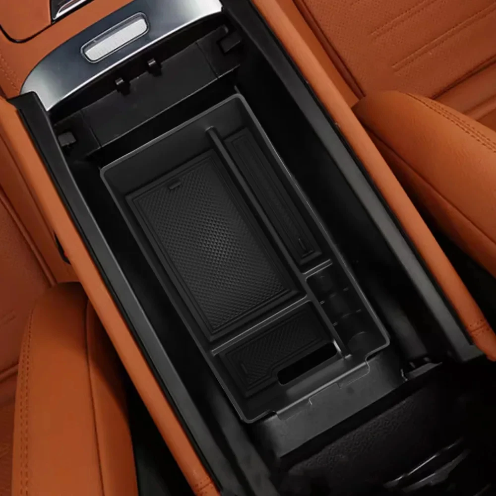 

Car Central Armrest Storage Box Holder Suitable for 2022 2023 Mercedes Benz C Class W206 C200 C220 Easy Installation