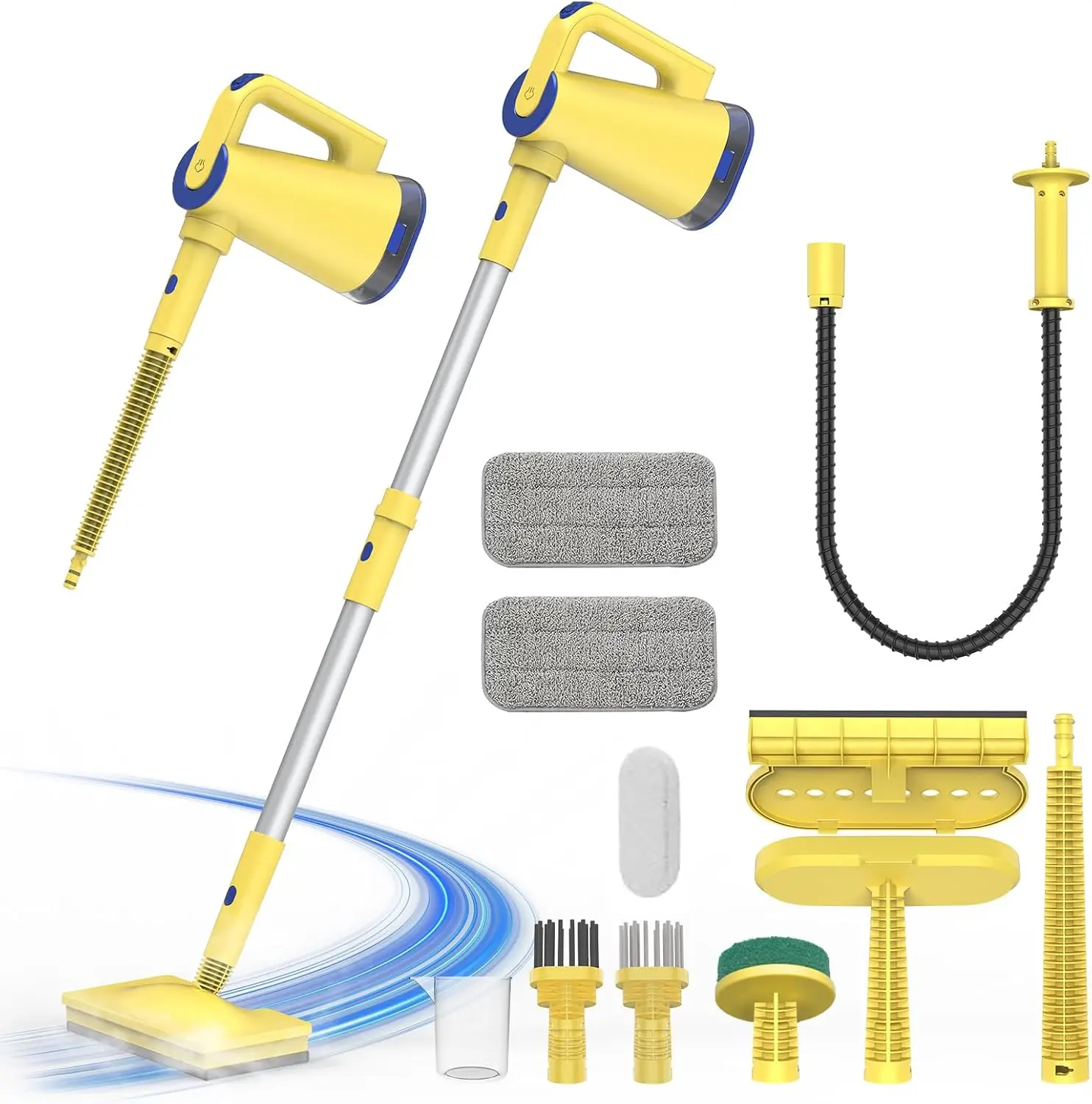 

Saerke 6 in 1 Steam Cleaner Vacuum Mop Wet Dry Vacuum Cleaner for Hard floor Steam Cleaner Water Tank