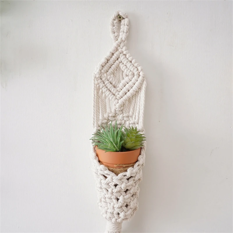 Bohemian Styles Cotton Wall Hanging Basket Organizers for Living Room Storage Drop Shipping