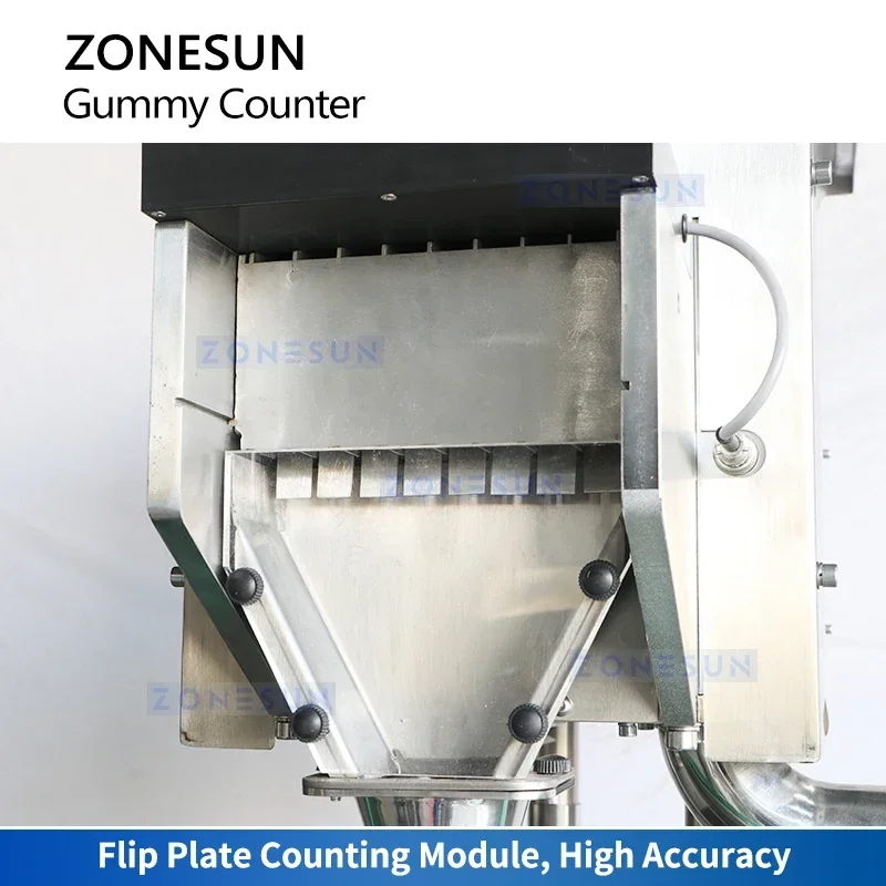 Zonesun Candy Counter Machine Gummy Counting Machine Gummy Filling Machine Candy Dispensing Equipment ZS-SLJ8