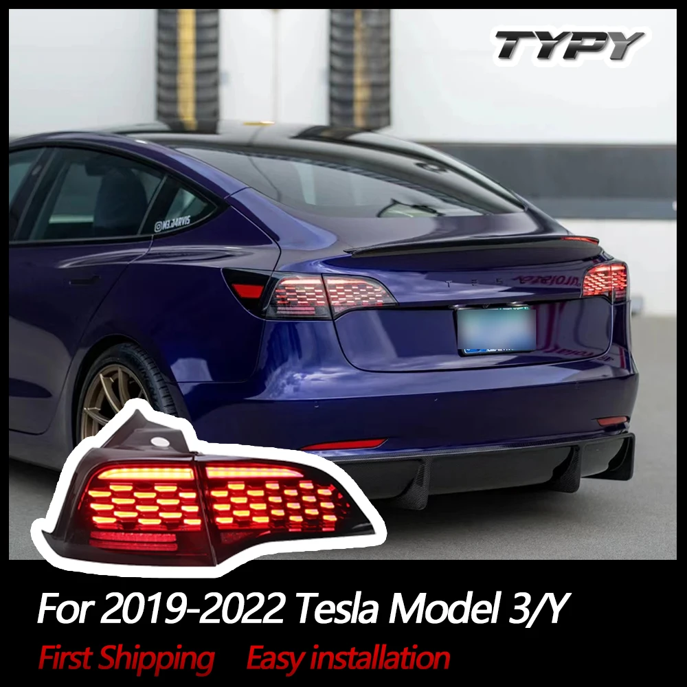 

Автомобильные фары для Tesla Model 3/Y 2019-2022, задний фонарь, проектор, задний фонарь, дневной свет, аксессуары для автомобиля