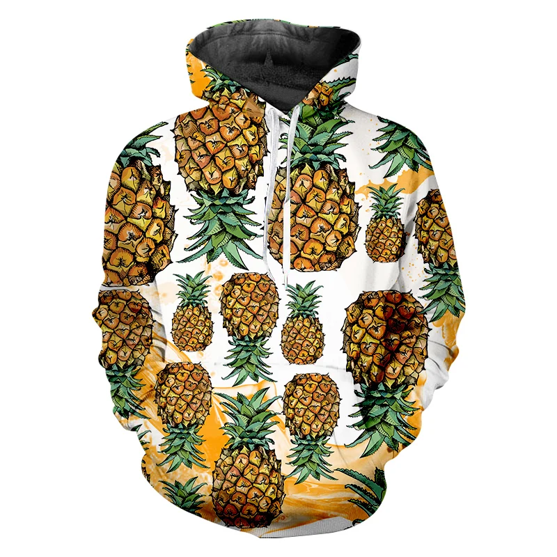 

Autumn Funny Fruit Pineapple 3D Print Hoodies Men Women Fashion Casual Sweatshirts Oversized Hoodie Pullovers Tracksuit Clothing