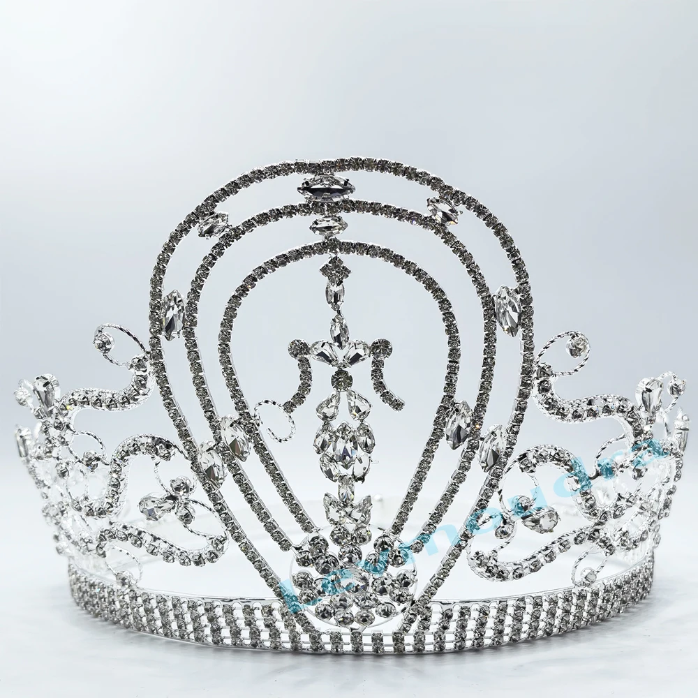 Levmoudra OLD MISS UNIVERSE (1963-2001) MIKIMOTO (2002-2007) Full Circle Rhinestone Pageant Prom Crowns