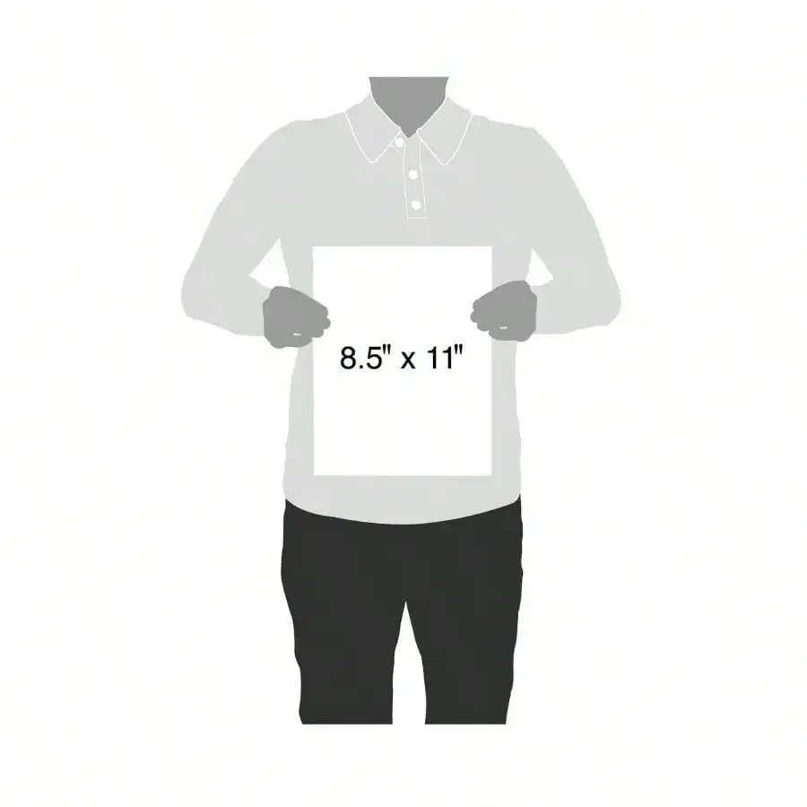 8.5x11" 92 Gloss Copy Paper White 20lb, High Brightness Printer Paper for Flyers & Presentations, Premium Office Paper