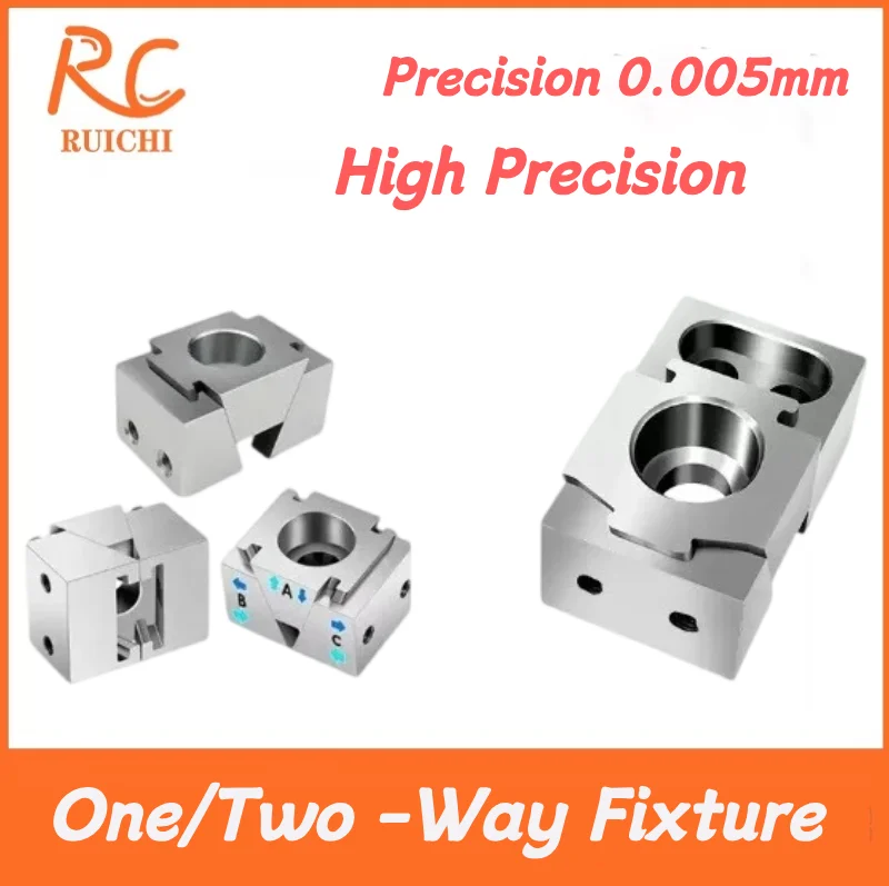 New Machine Fixed Precision Vise One/two-way OK Fixture Vise Cnc Machining Multi-station Wedge Clamping Block Element Vise