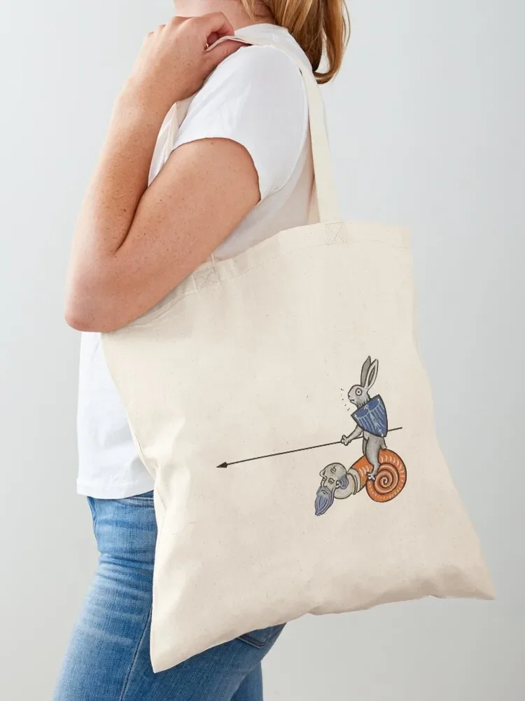 A brave knight and his noble steed Tote Bag Women's handbag large tote men