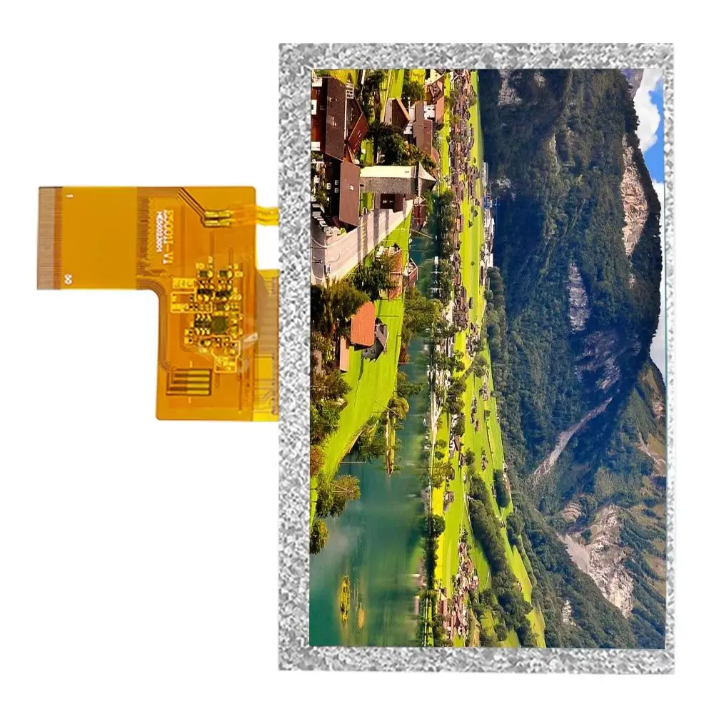

5 Inch TFT LCD Display Module 800*480 RGB IPS 40Pin 3.3V ILITTEK Driver 500 Illumination Capacitive Resistance Touch Screen