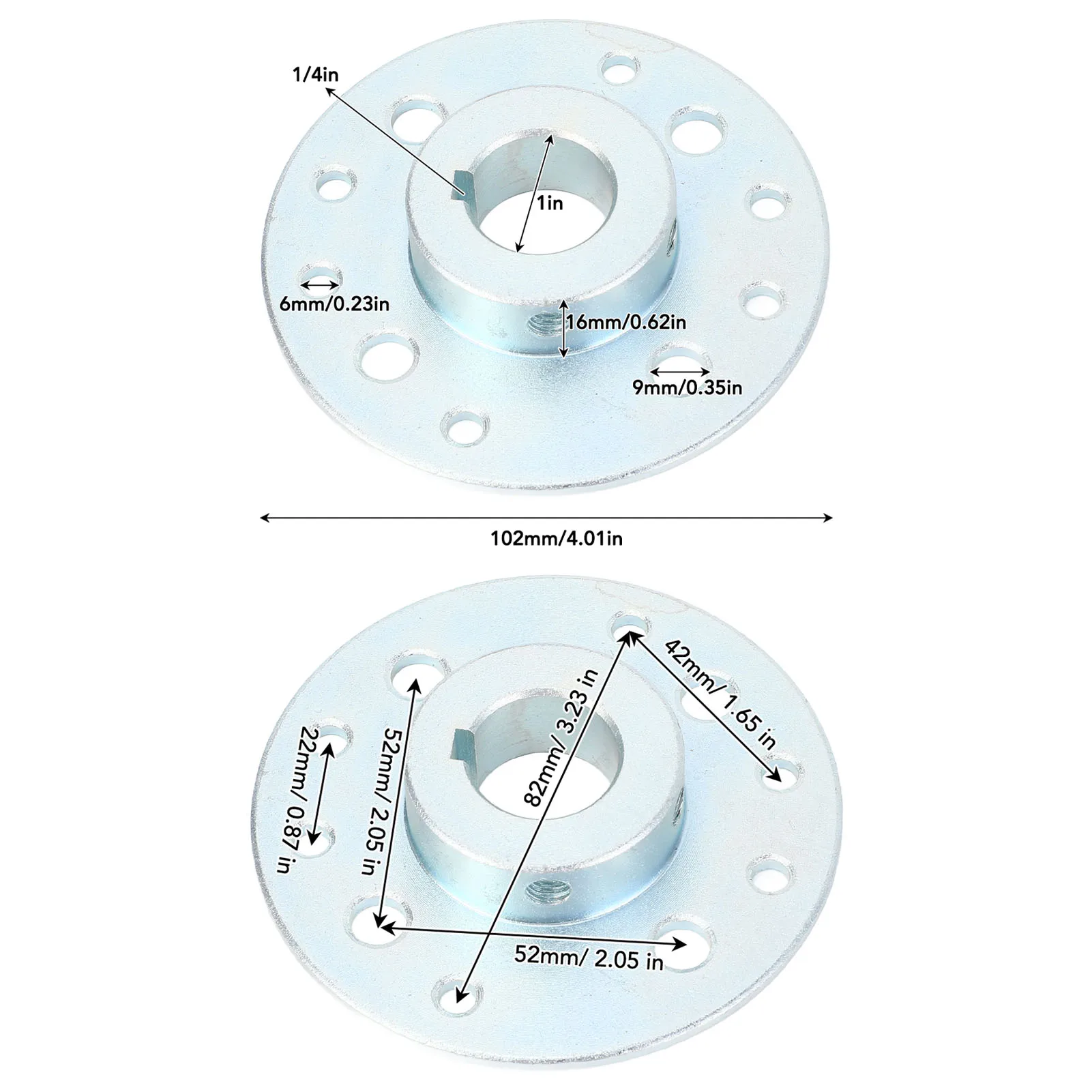 1-дюймовый адаптер звездочки для картинга со шпоночным пазом 1/4 дюйма для Predator 212cc 196cc 6,5hp Go Kart Dune Buggies