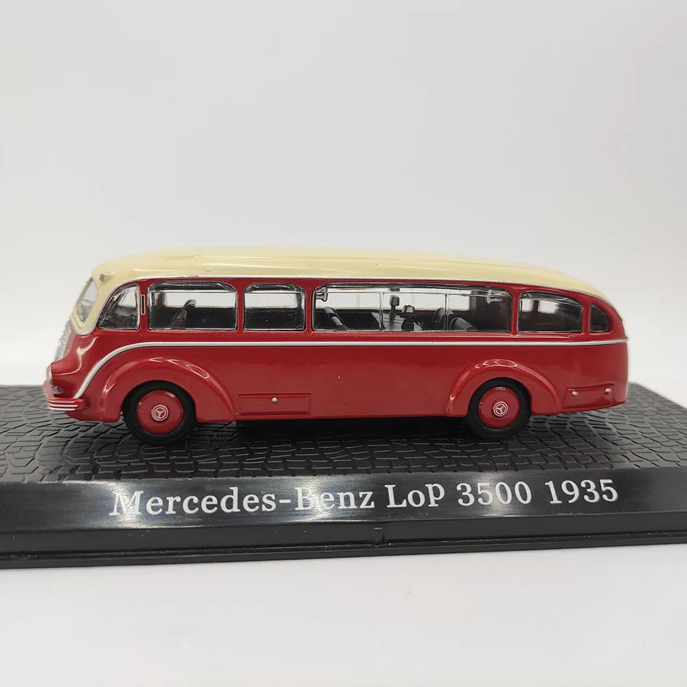 

Diecast IXO/ATLAS 1:72 Scale Benz Lop 3500 1935 Passenger Bus Alloy Car Model Classic Nostalgia Collectible Toy Souvenir Display
