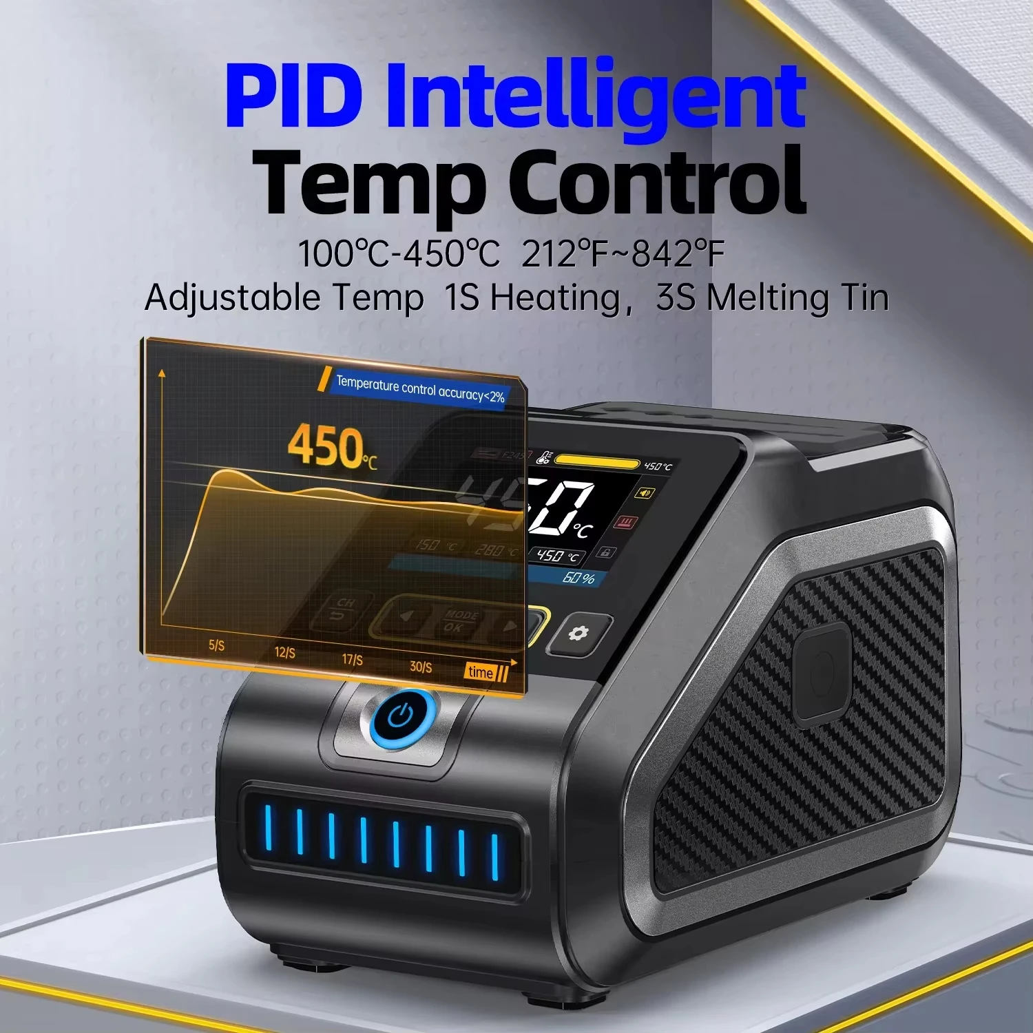 

FNIRSI DWS200 Soldering Station Compatible Original Soldering Iron Tip 210/245 Handle Control Temperature Welding Rework Statio