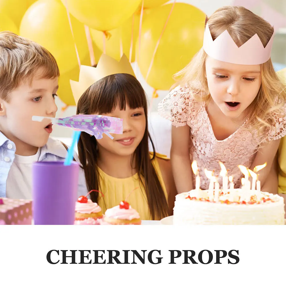 

4pcs 4 Pack Horns Whistles Blowing Party Decoration Noisemakers
