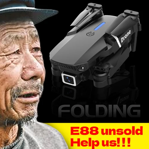 Profesional 2025 E88 Pro Drone HD 4K RC avión Cámara Dual localización de flujo óptico RC Quadcopter avión helicóptero niño juguete