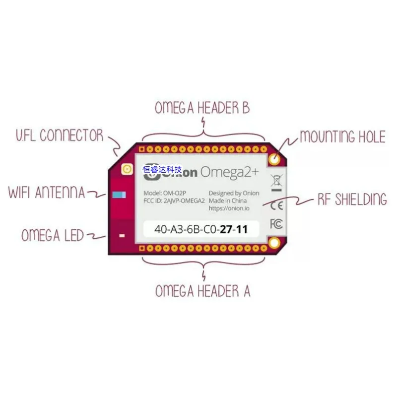 Onion Omega2+ MT7688OpenWRT Linux IoT Development Board