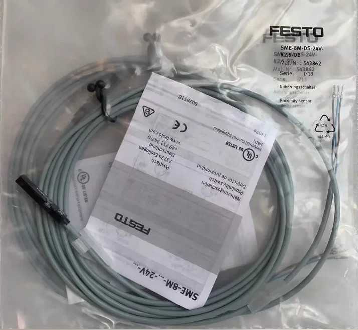 

New FESTO proximity switch SME-8M-DS-24V-K-2.5-OE 543862