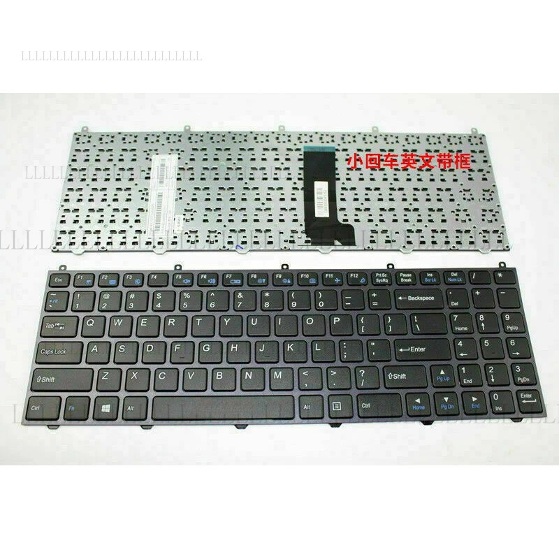 A + НОВАЯ клавиатура США для Gigabyte P15F Q2556N Q2546N p15fv2 с рамкой