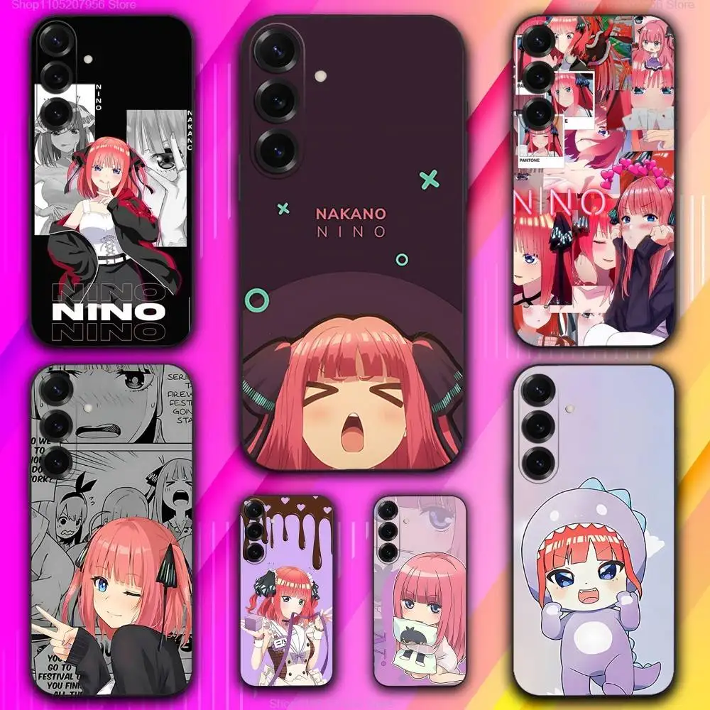 

N-Nino Anime N-Nakano Phone Case For Samsung A 73,72,71,53,52,51,41,40,30,22,21,13,12,Note 20,10,9 Ultra Pro 5G Soft