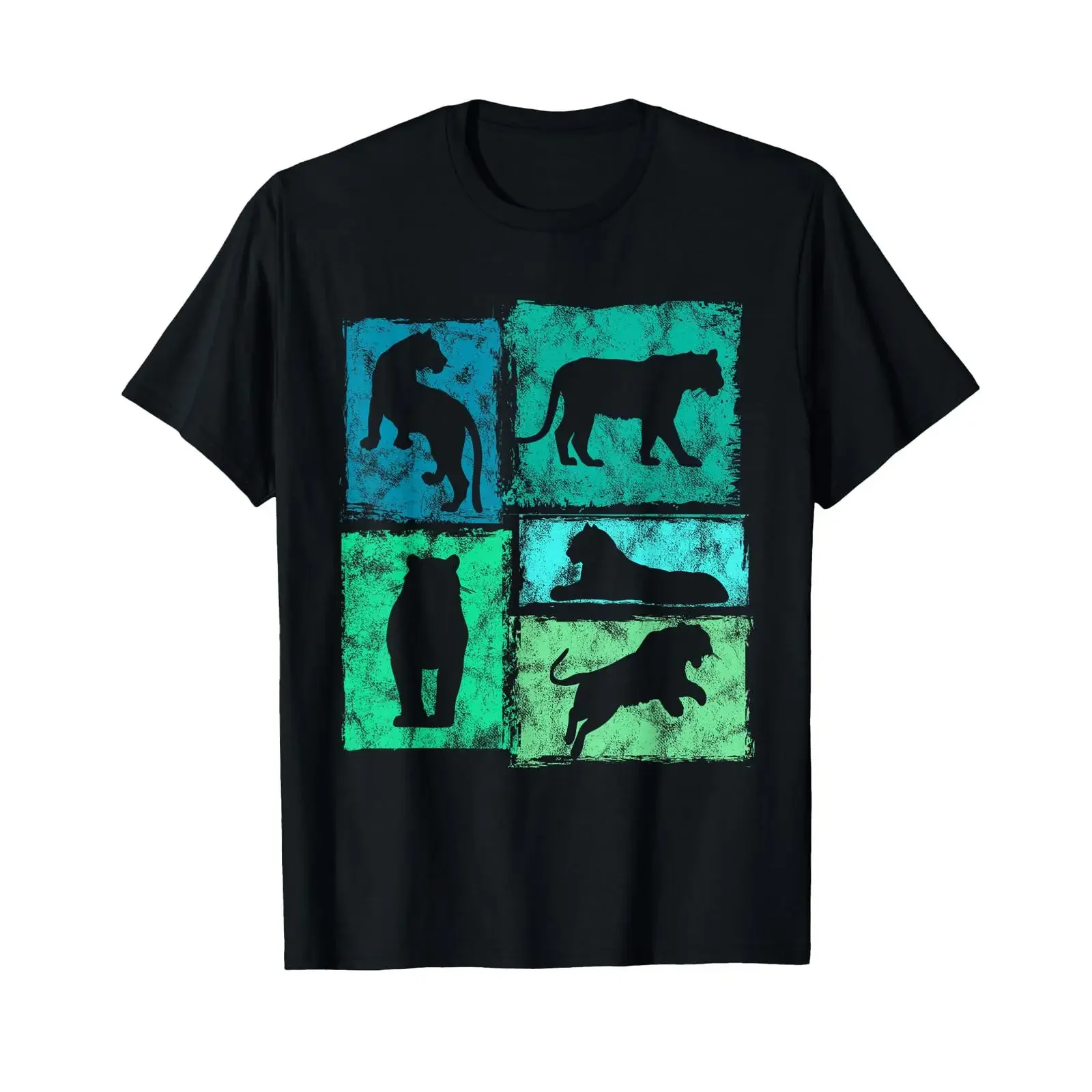 Vintage tiger graphic retro style T shirt for men women and children vintage Washed designer clothes homme Unisex Soft
