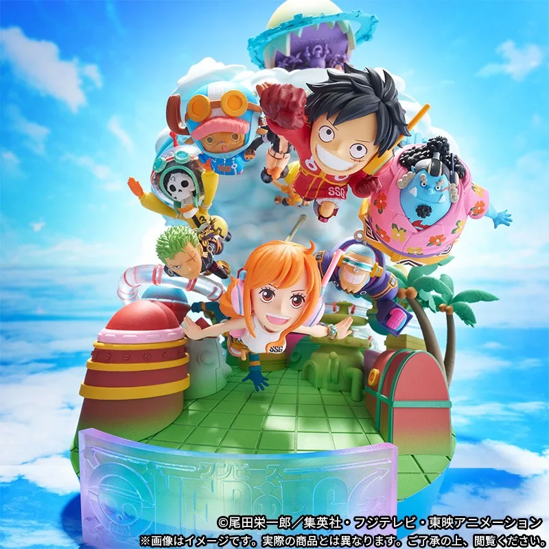 In Stock Original BANDAI BANPRESTO ONE PIECE ลิง D. Luffy Nami Burukku Roronoa Zoro Wcf อะนิเมะคอลเลกชันของเล่น