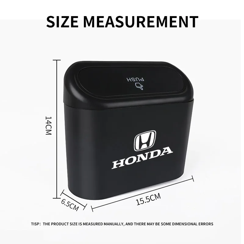 Car Trash Can Car Seat Back Door Hanging Storage Box For Honda Civic Accord Fit CRV Jazz Odyssey Insight Legend HRV Accessories