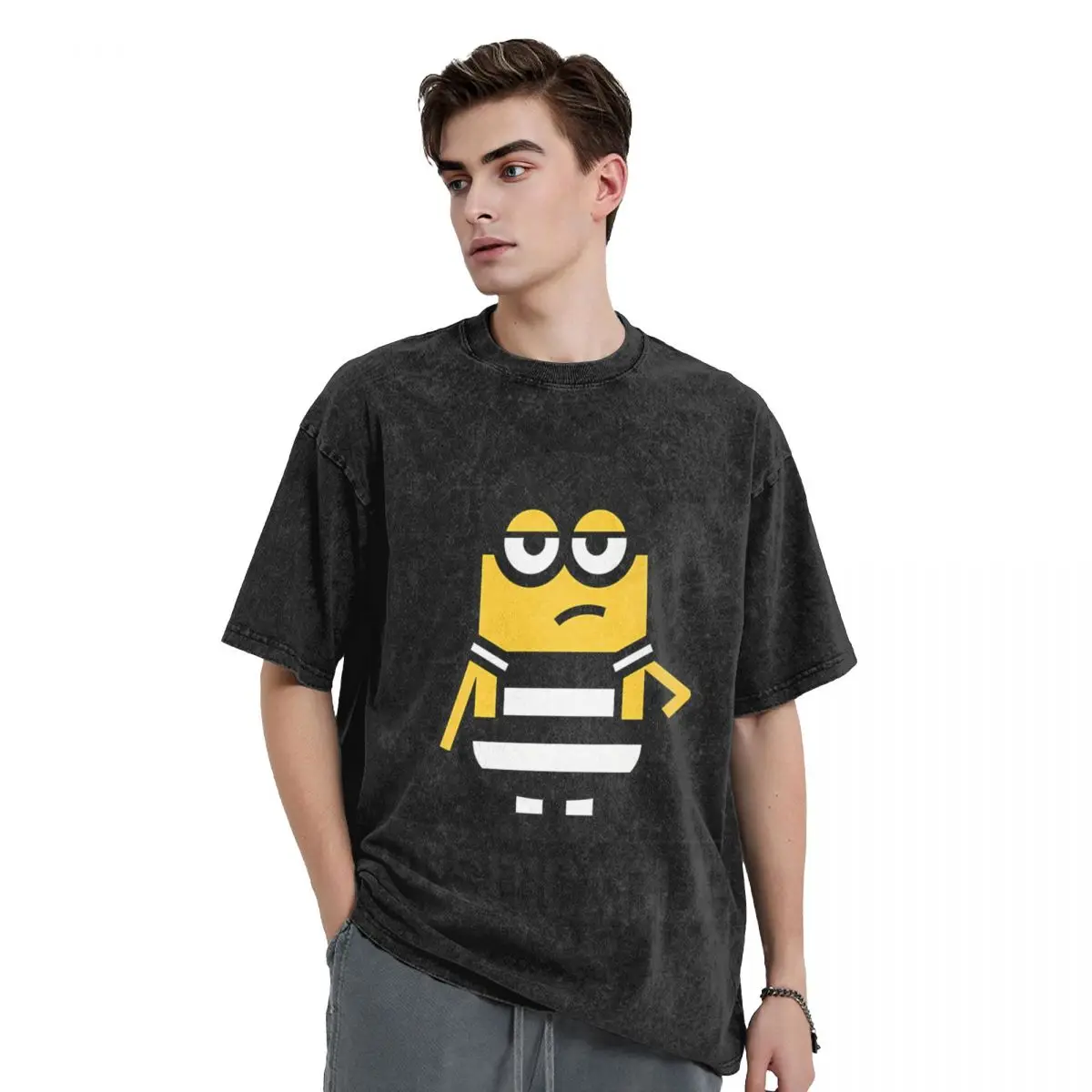 Amazing T Shirt Men's Cotton Novelty T-Shirts Round Neck Despicable Me Tees Short Sleeve Tops New Arrival