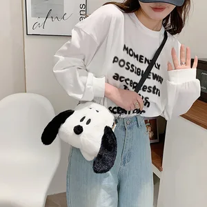 Snoopy of cartoons Crossbody Bags Kawaii Toy Doll Portable Backpack Bags Casual Backpacks Christmas Gifts for friends 12 Main Sales Snoopy Backpack - №8