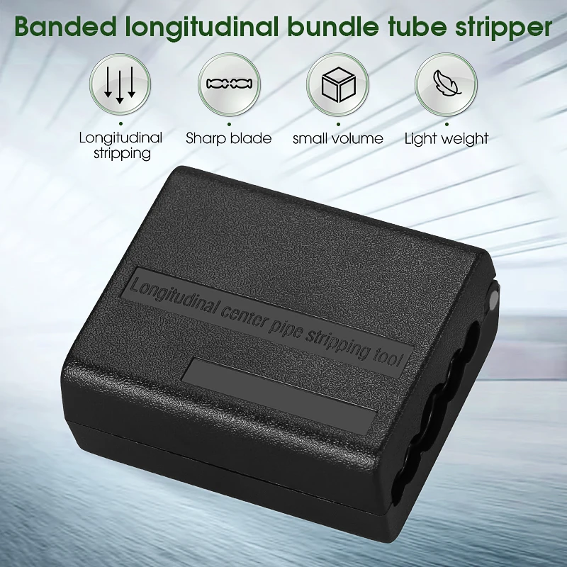 4.5-11MM Longitudinal Beam Tube Stripper Optical Fiber Cable Jacket Sheath Slitter Fiber Optic Loose Tube FTTH Stripping Tool