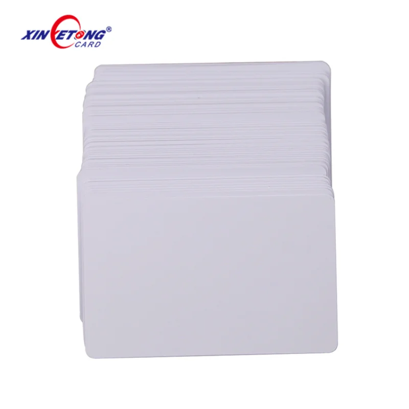 100pcs a lot Printab13.56MHZ NFC Blank Card RFID N213/215/216 Business Card NFC White Smart Rewritable PVC ID Card