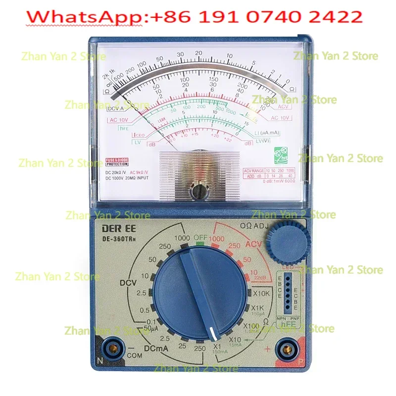 1PCS DE-360/960/961TRN Pointer Multimeter High Precision Mechanical Anti-burn
