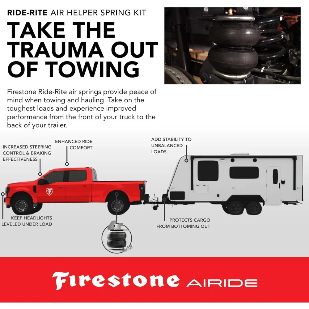 Air Spring Kit for 2007-2018 Silverado Sierra 1500 2019 Light Duty Models 5000 LBS Load Capacity Replacement Parts