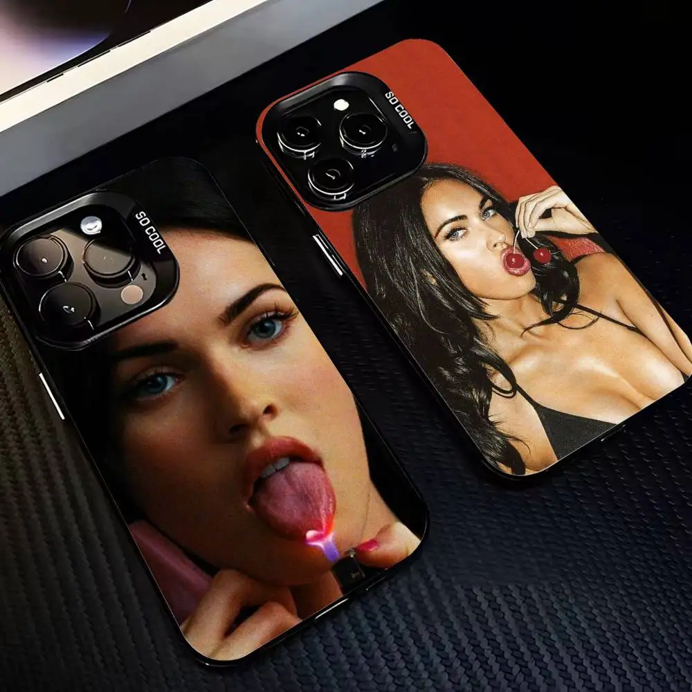 

J-Jennifers B-Body M-Megan Fox Phone Case For iPhone17 16 15 14 13 12 Pro Max Grey Black Matte Laser Metallic Aurora Funda