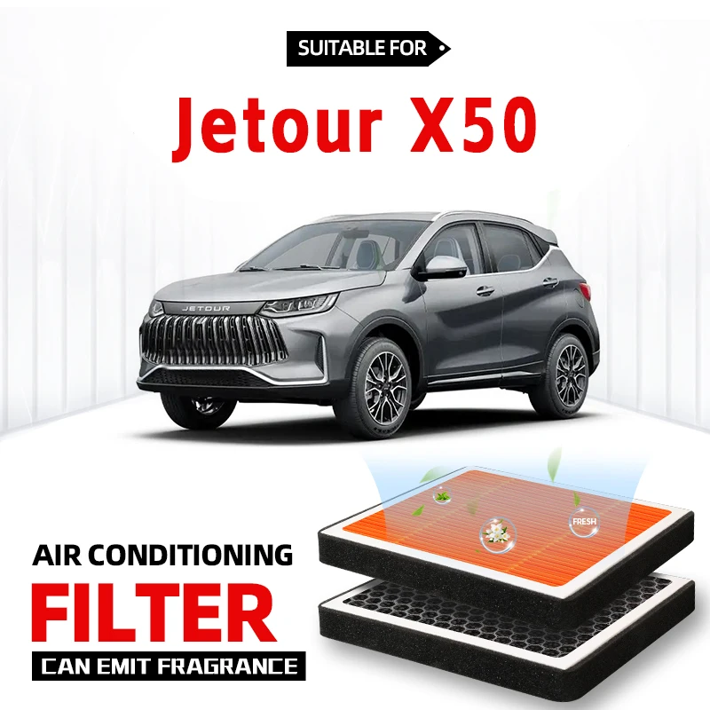 لمرشح المقصورة Jetour X50 فلتر الهواء فلتر تكييف الهواء من الكربون المنشط مع عطر لتنقية هواء كابينة السيارة #1