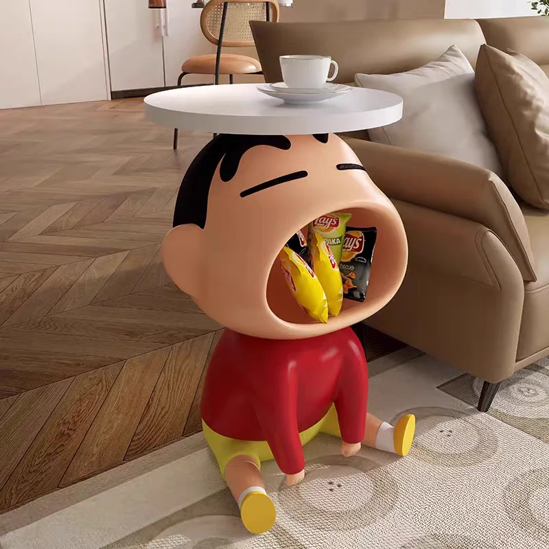 

Cartoon Crayon Shin-Chan Floor Ornaments Coffee Table Sofa Side Children's Bedside Table Housewarming Gifts Decoration Kawaii