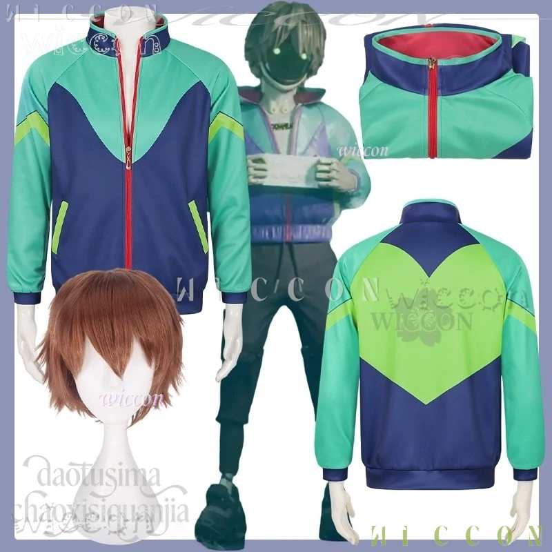

Adults costume Max O'Donald Maccallister Cosplay Milky Anime Subwaayy Costumes Color-block Sports Jacket Fashion Punk Coat Hallo