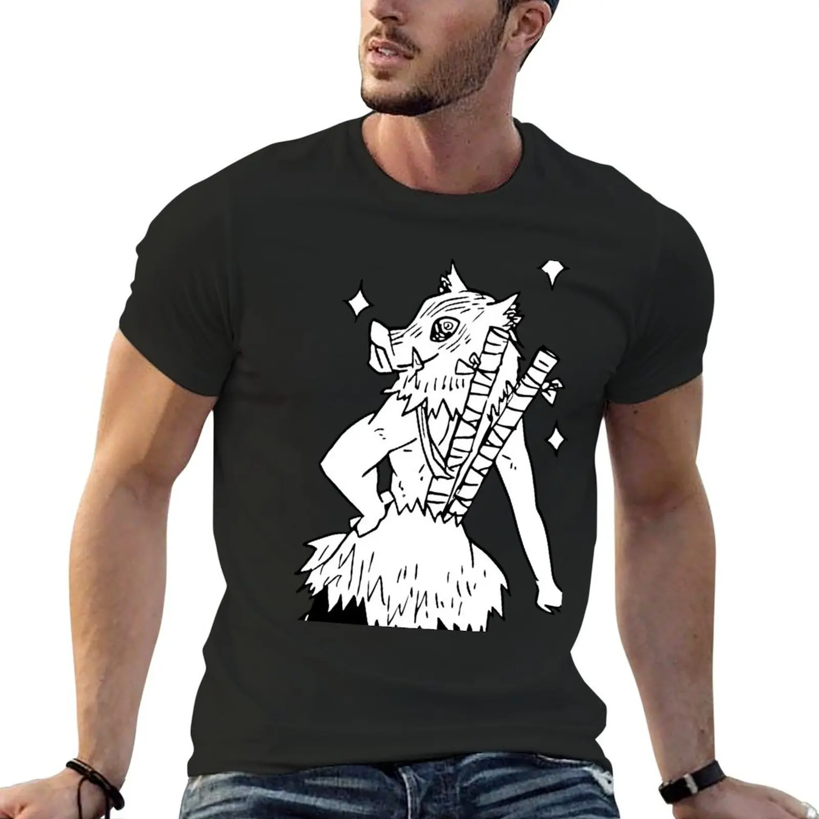 Cute Hashibira Inosuke T-Shirt graphic tee shirt customs design your own tops t shirts men