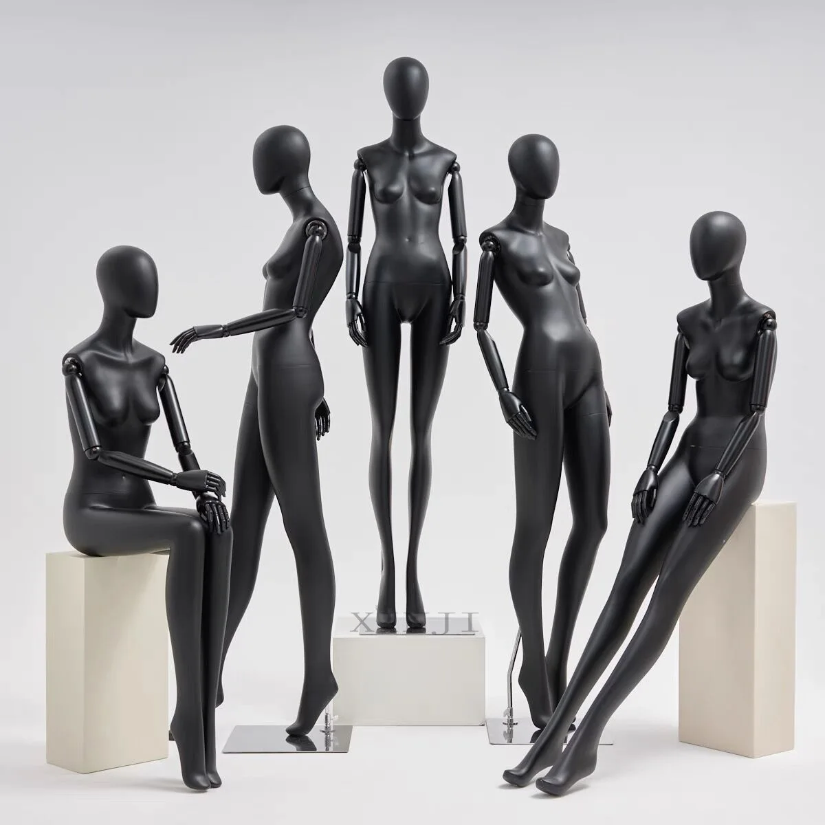 

Fashionable Style Black Color Women Mannequin Female Model For Display