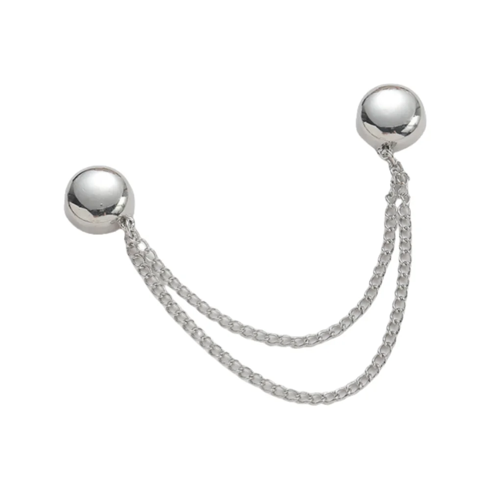 Multi-Function Magnetic Clothing Clip Metal Non-hole Leg Cuff Fixing Pin Button Waist Buckle Tassel Chain Cuff-link Jeans