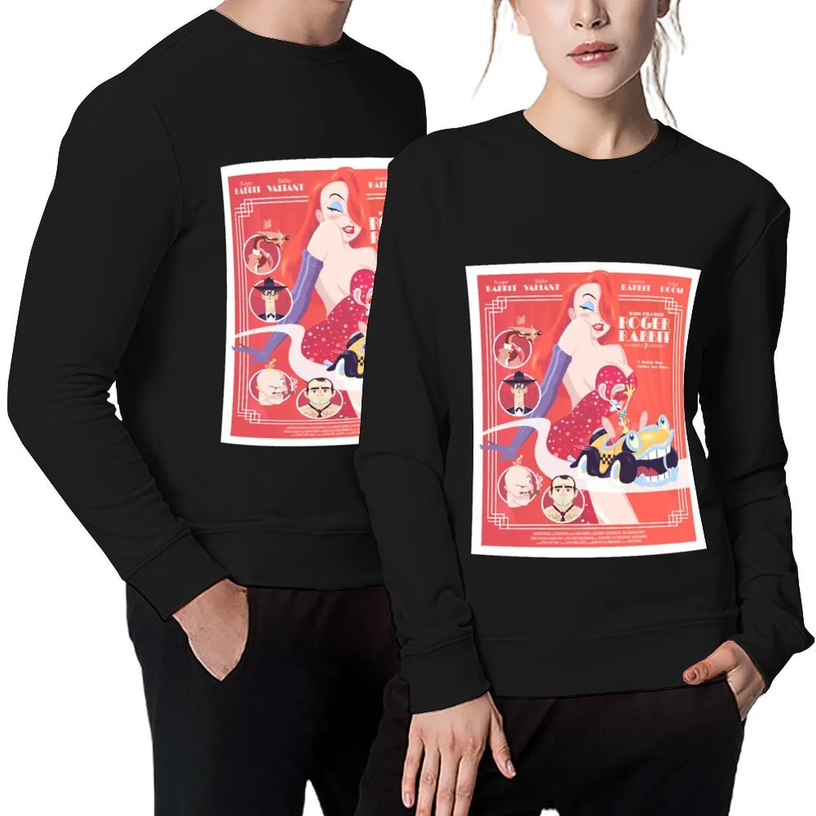 

Who Framed Roger Rabbit Pullover aesthetic clothing anime clothes autumn jacket men korean style clothes oversize sweatshirts